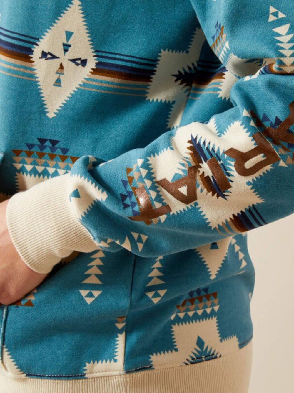 Women's Logo 2.0 Hoodie in Agave Southwest Print | NWT - Picture 4 of 7